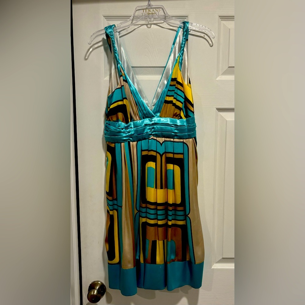 Flattering mod style party dress